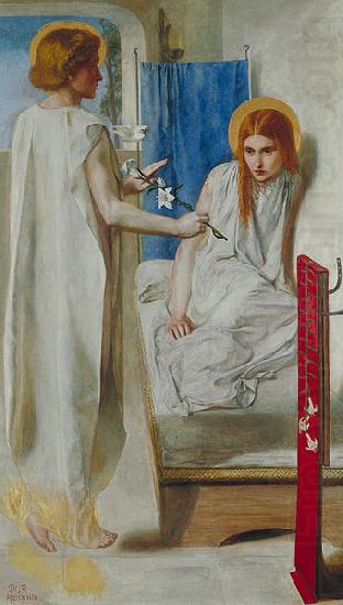 The Annunciation, Dante Gabriel Rossetti